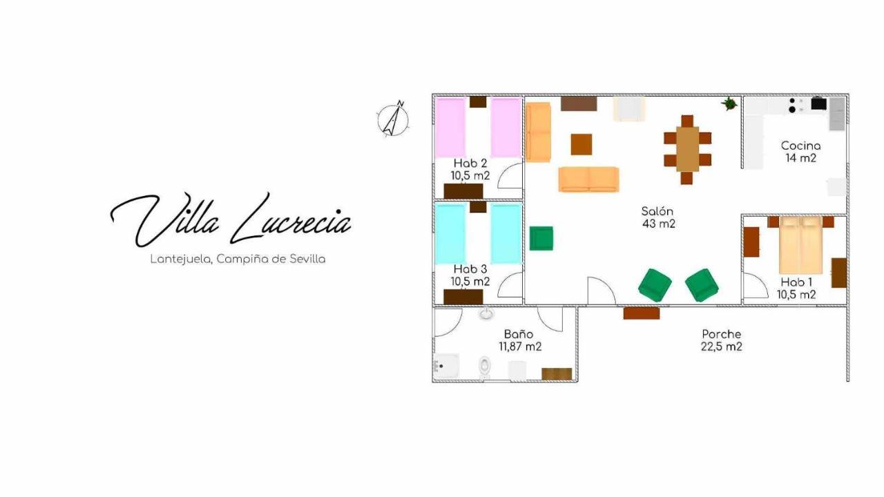 Casa Rural Villa Lucrecia La Lantejuela Exterior foto